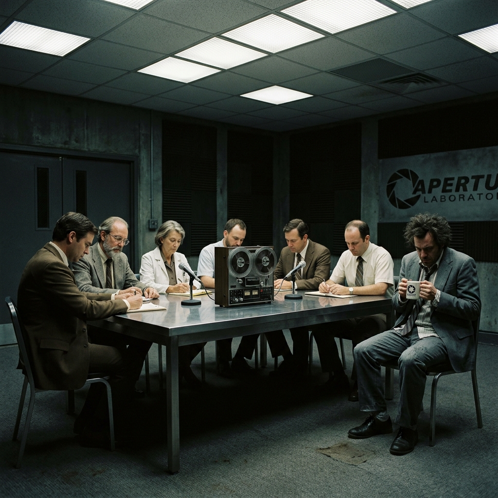 Aperture Scientists conference room